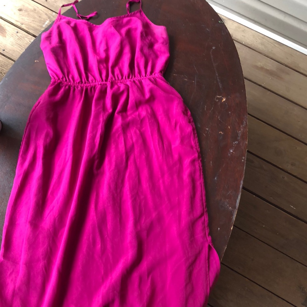 Old navy pink maxi dress